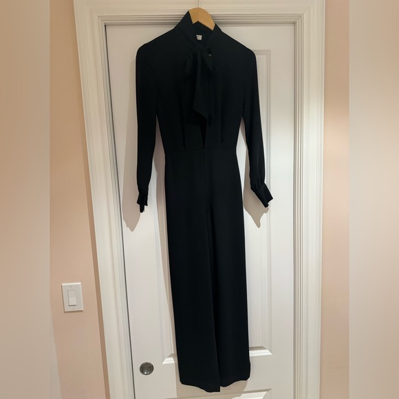 Aritzia Babaton Black Longsleeve jumpsuit - Picture 2 of 6